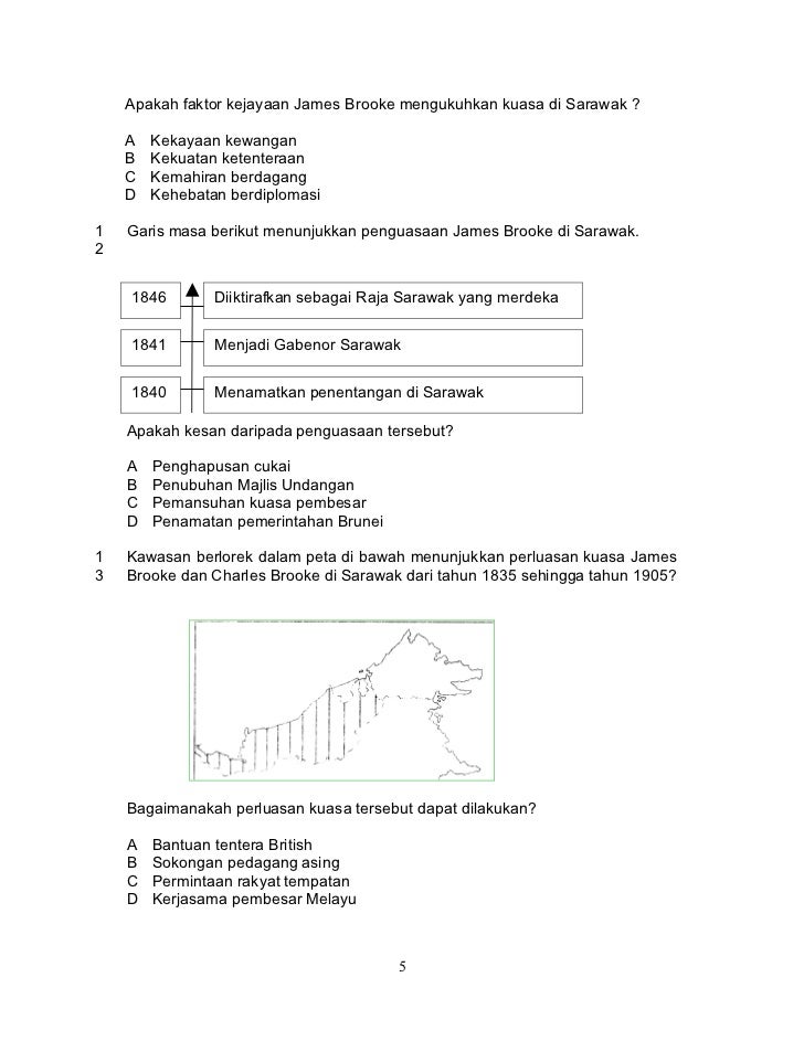 Latihan sejarah tingkatan 2 bab 4