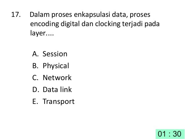  Latihan  soal  rancang bangun dan analisa WAN 