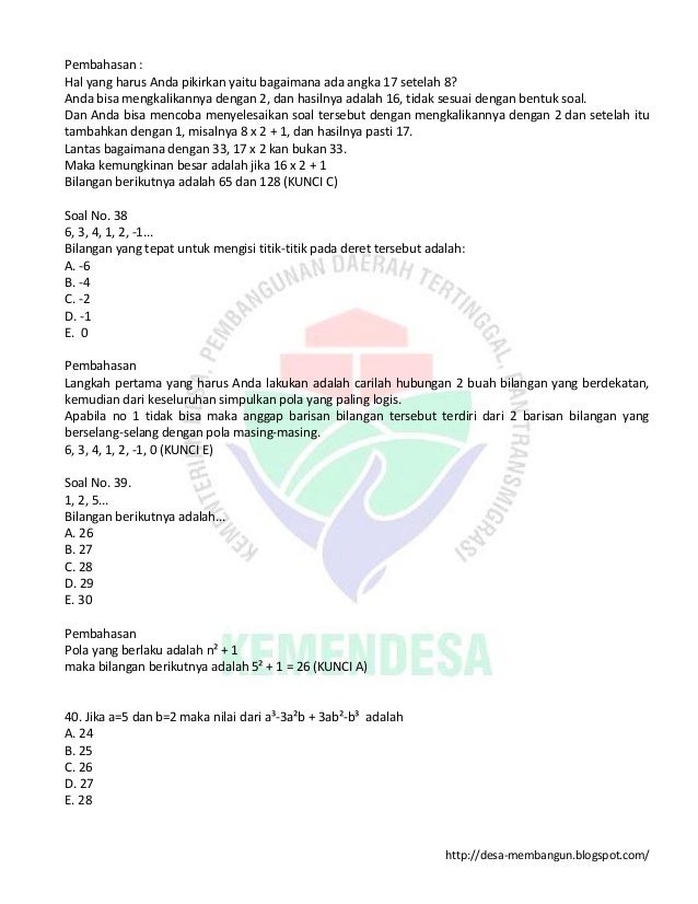 Most Wanted LatihanSoal Psikotes
