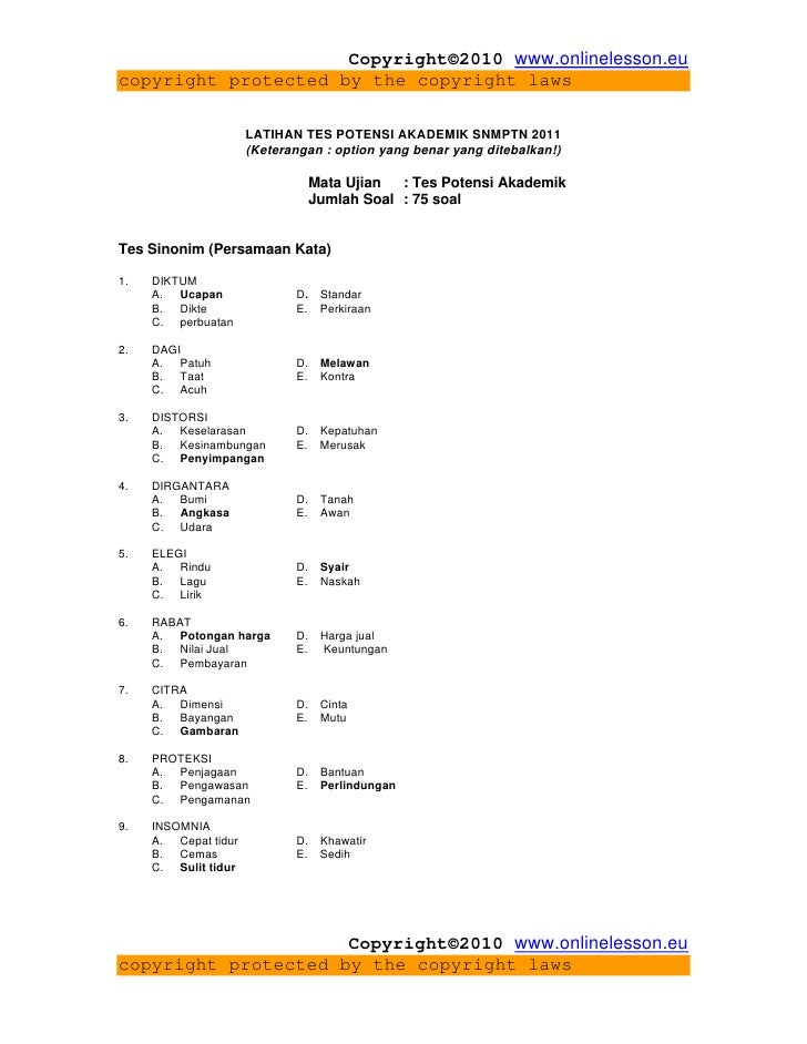 Tes Potensi Akademik