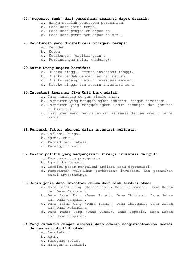 Latihan soal tutorial aaji