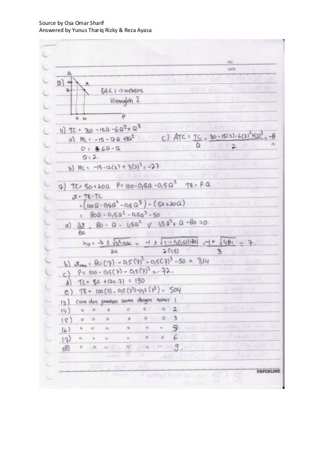 Cara Mencari Laba Maksimum Dalam Matematika Ekonomi – Hal