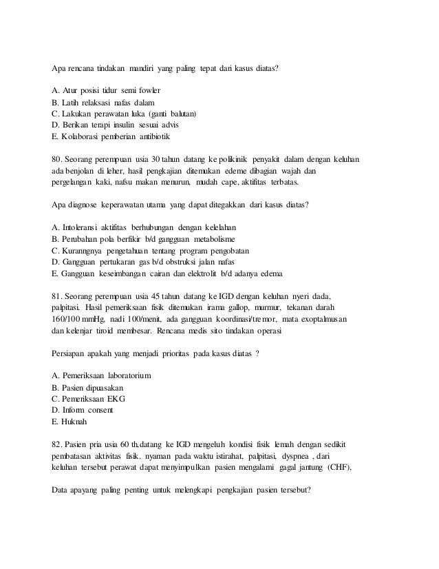 100+ Contoh Soal Kasus Keperawatan Paliatif Terbaru - Dikdasmen