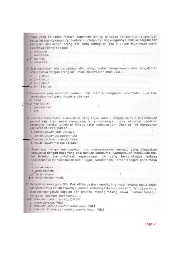 Latihan soal uka kompetensi pedagogik Latihan soal uka kompetensi pedagogik