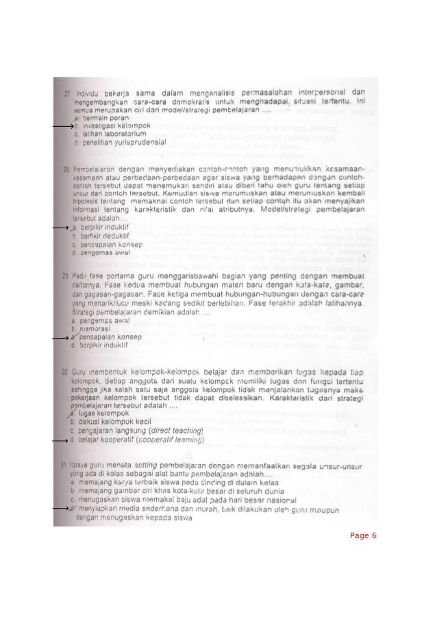Latihan soal uka kompetensi pedagogik Latihan soal uka kompetensi pedagogik
