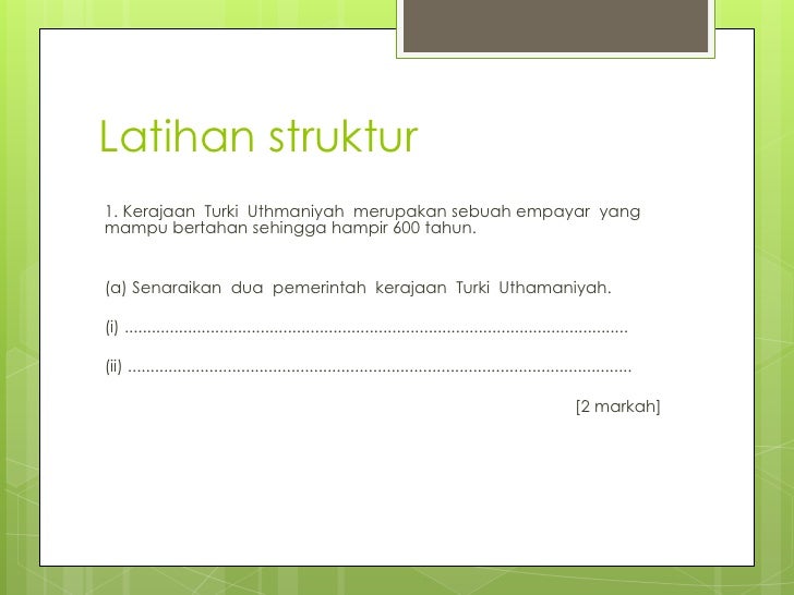 Latihan Struktur