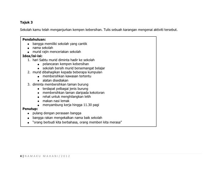 Latih tubi bm 2 tahun 4