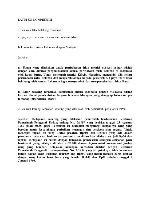 Latih Uji Kompetensi Hal 102 Si Kelas Xii
