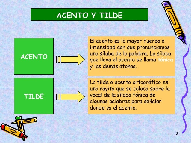 Lengua Y Literatura Reglas Generales Para El Uso De La Tilde