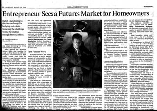 LA Times Article on Real Estate Futures 2003 0420