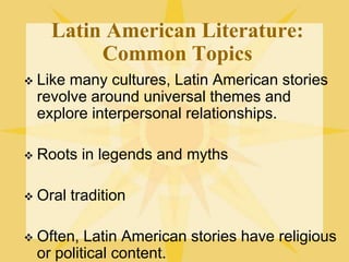 Latin American-literature | PPT