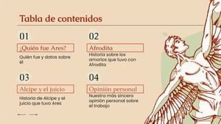 Latín - Mitología latina y griega - Ares | PDF