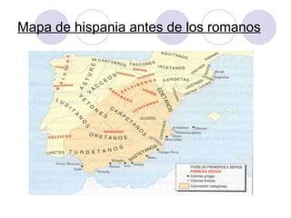 Mapa de hispania antes de los romanos 