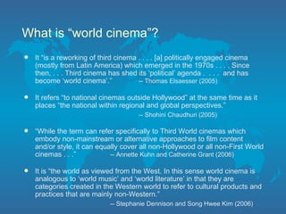 What is “world cinema”? ,[object Object],[object Object],[object Object],[object Object],[object Object],[object Object]