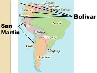 Bolivar
San
Martin
 