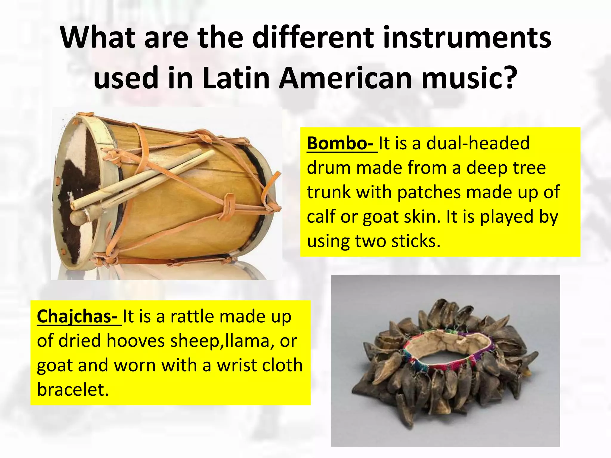 Latin american music | PPTX