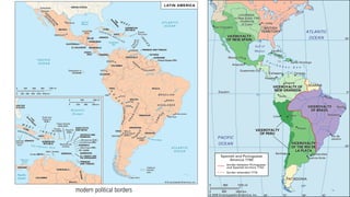 modern political borders
 