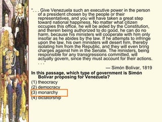 The Age of Revolution: Latin America | PPT