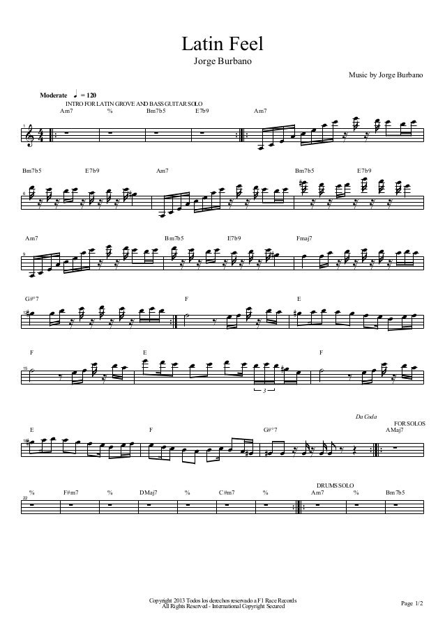 Latin Feel 音楽 用語