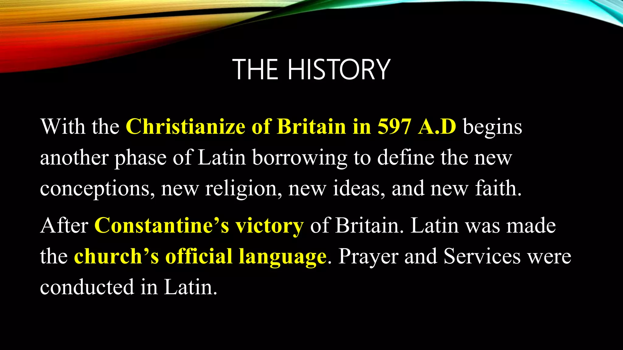 latin-loan-words-in-english-language-ppt