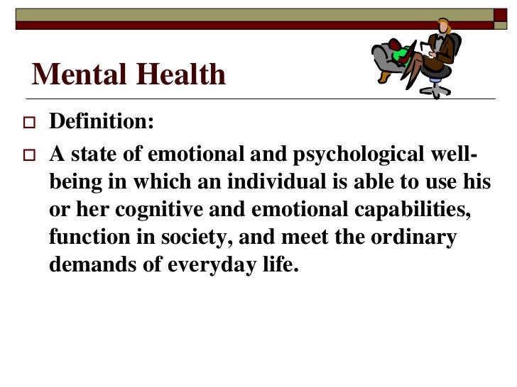 what is mental health