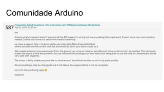 Comunidade Arduino
 