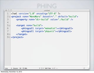 PHING
Wednesday, November 10, 2010
 