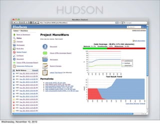 HUDSON
Wednesday, November 10, 2010
 
