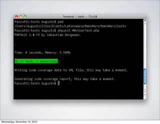 Wednesday, November 10, 2010
 