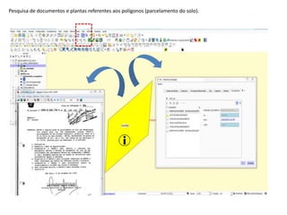 Pesquisa de documentos e plantas referentes aos polígonos (parcelamento do solo).
 