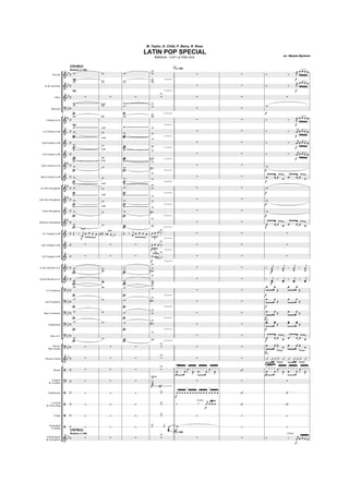 
































Rubato (q=68)
Rubato (q=68)
M. Taylor, D. Child, P. Barry, R. Rosa
LATIN POP SPECIAL arr. Masato MyokoinBailamos - Livin' La Vida Loca
A
A
q=100
q=100
Piccolo
1st & 2nd Flute
Oboe
Bassoon
Clarinet in Eb
1st Clarinet in Bb
2nd Clarinet in Bb
3rd Clarinet in Bb
Alto Clarinet in Eb
Bass Clarinet in Bb
1st Alto Saxophone
2nd Alto Saxophone
Tenor Saxophone
Baritone Saxophone
1st Trumpet in Bb
2nd Trumpet in Bb
3rd Trumpet in Bb
1st & 2nd Horn in F
3rd & 4th Horn in F
1st Trombone
2nd Trombone
Bass Trombone
Euphonium
Bass in C
Electric
Bass Guitar
Electric Guitar
Drums
Timpani
& Castanet
Tambourine
Cowbell
& Vibra-Slap
Conga
Suspended
Cymbals
Glockenspiel
& Xylophone

















mp
   
   
f


   

mp
   
   
f


   
    

  


fp
 notr
fp


 
f



mp
   
   
f


   

fp

 notr

fp




   
f


   

fp

 notr

fp




   
f


   

fp

 notr
 fp




   
f


   


fp

 notr

fp





 
f


fp
 
fp
 

 
f
         


fp

 notr

fp




 
f



fp

 notr

fp




 
f


fp

 notr

fp




  
f



fp
 
fp
 

 
f
         
  
f
Solo

 
          
           
3
   
f
   

   
3
   
f
   

   
3

fp



fp






  
f












fp
 
fp




  
f

 

 

 



fp
 
fp
 
 
f
 

 



fp
 
fp
 

  
f
 

 



fp
 
fp
 

 
f
     

fp
 
fp
 

  
f
div.
  
  

fp
 
fp
 

 
f
         
    

 
f
         
    

 
f
Gm
 

  


    
 H.H.
f
  
       
   
       


Cymb.
f
  
       
   
       

   
Timp.
p



mf
  
    
f
    

       

    
     
Cowb.

f


 

  
       
     
p

f
  
    

  
Glock.

f


   
 