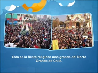 Esta es la fiesta religiosa más grande del Norte
Grande de Chile.