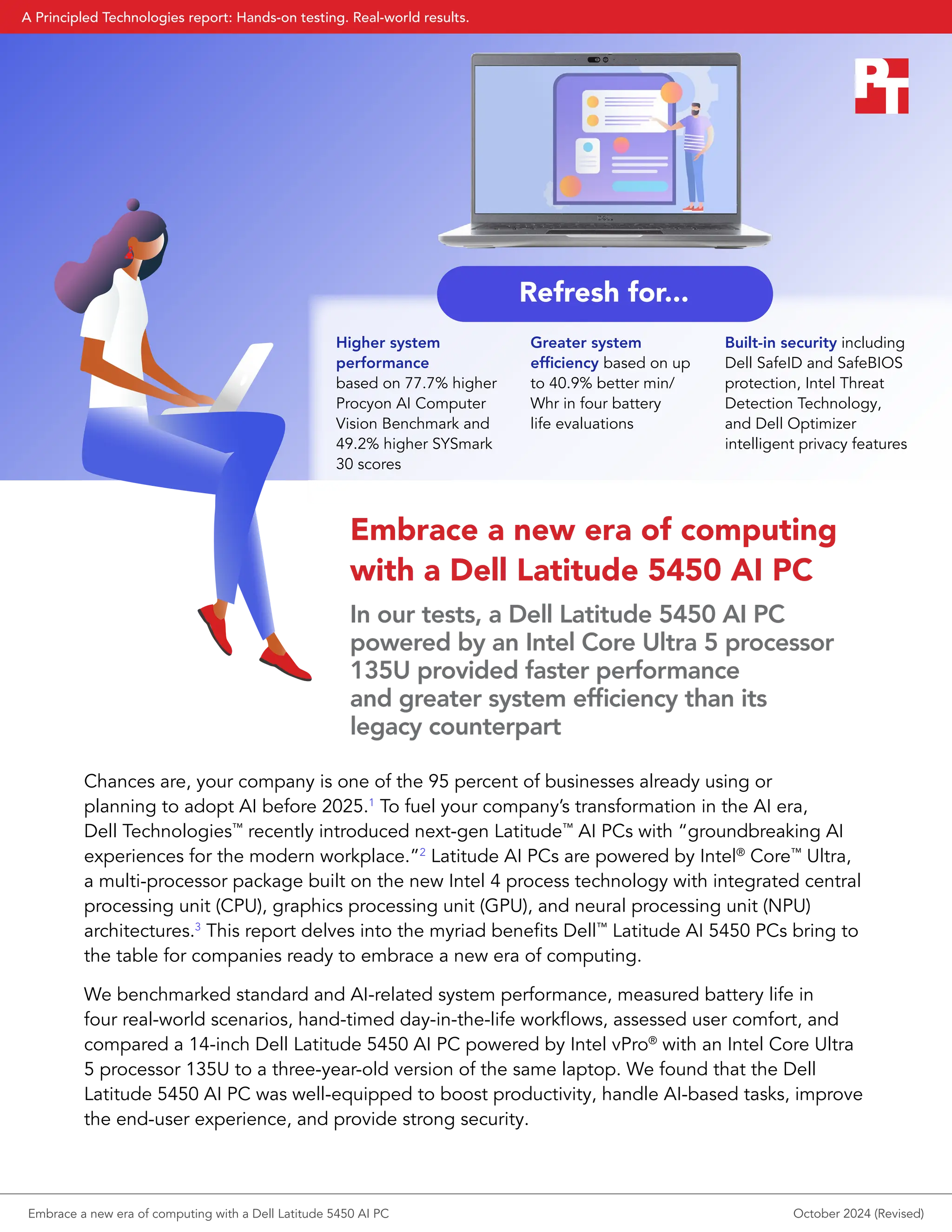 Embrace a new era of computing with a Dell Latitude 5450 AI PC | PDF