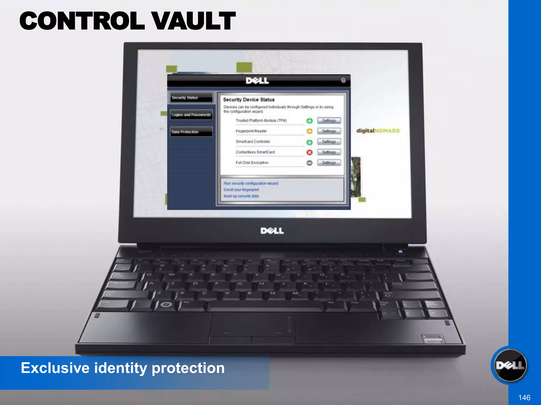 CONTROL VAULT




Exclusive identity protection
                                146
 