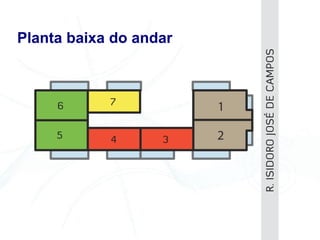 Planta baixa do andar
 