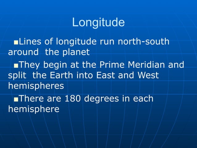 Latitude And Longitude | PPT | Geography | Science