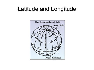 Latitude and Longitude
 