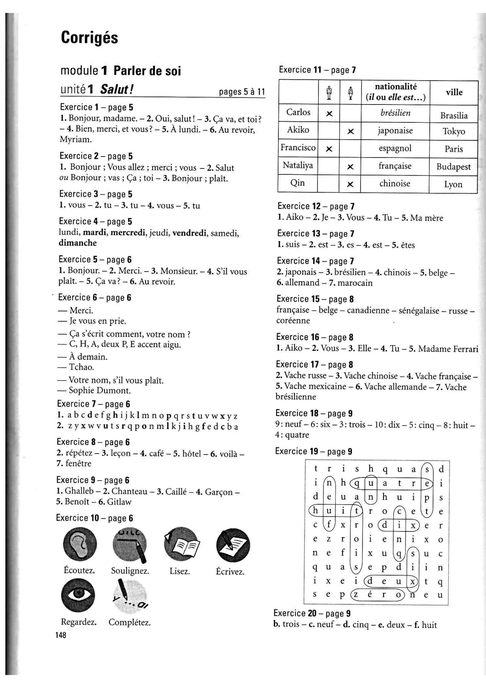 Latitudes 1 cahier d´exercises- Régine Mérieux, Yves Loiseau ED Didier