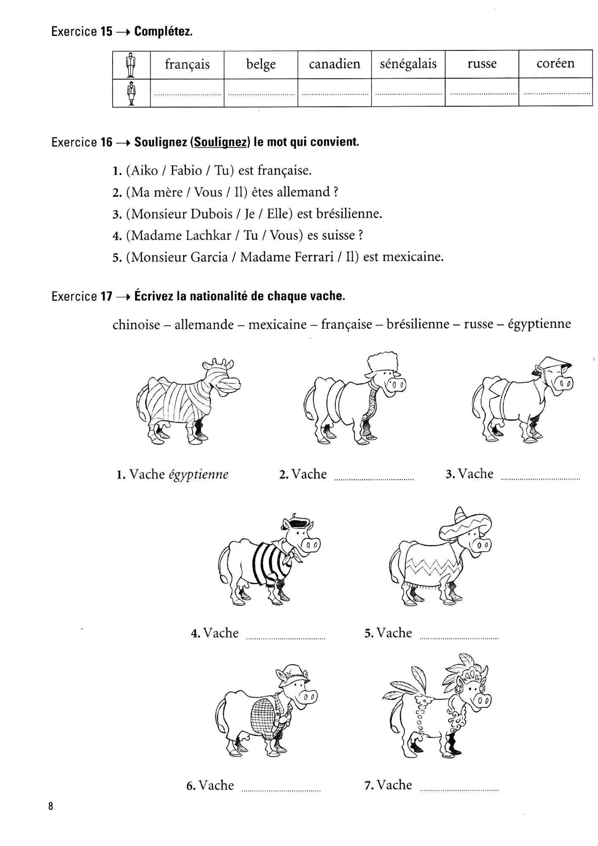 Latitudes 1 cahier d´exercises- Régine Mérieux, Yves Loiseau ED Didier