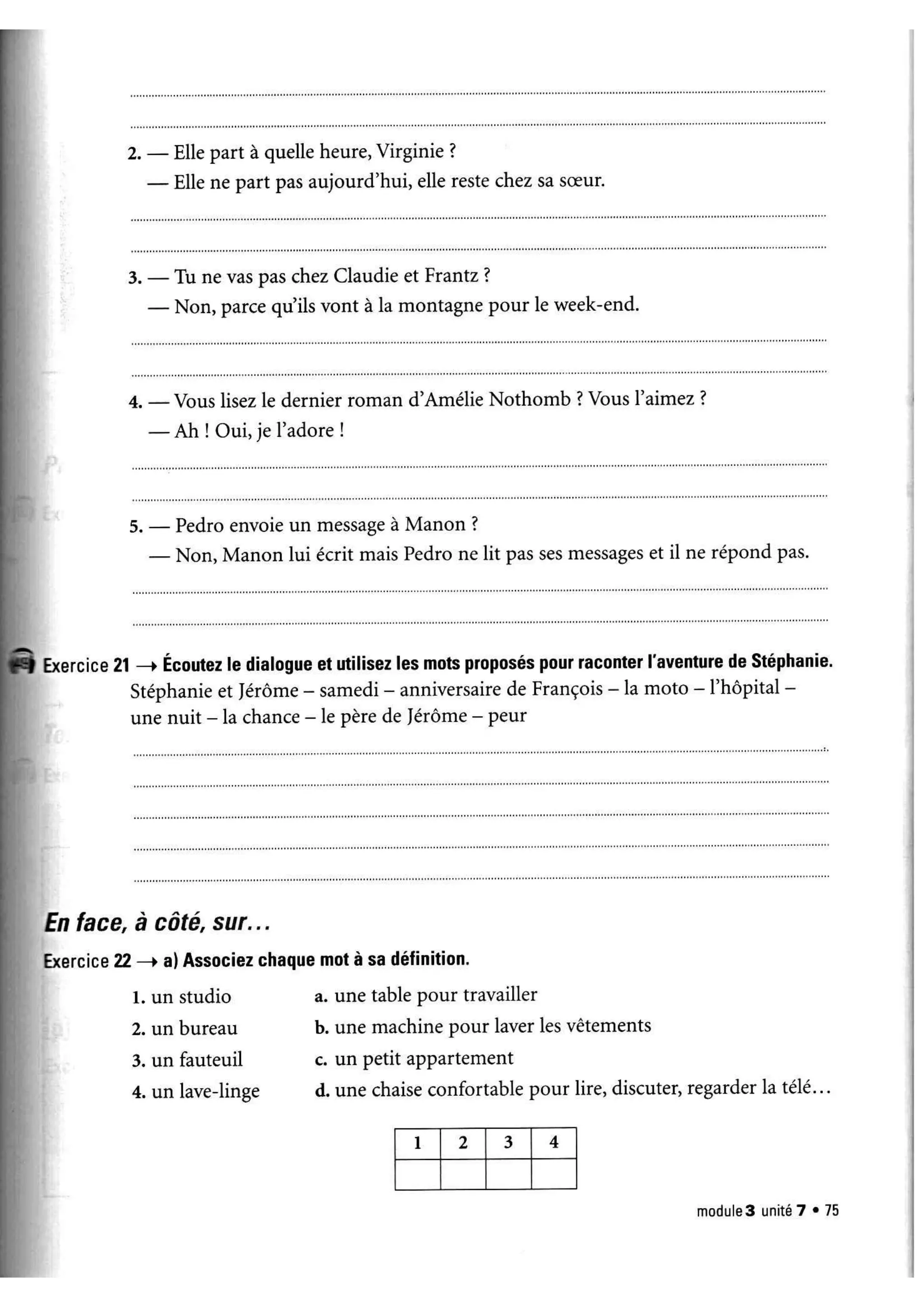 Latitudes 1 cahier d´exercises- Régine Mérieux, Yves Loiseau ED Didier