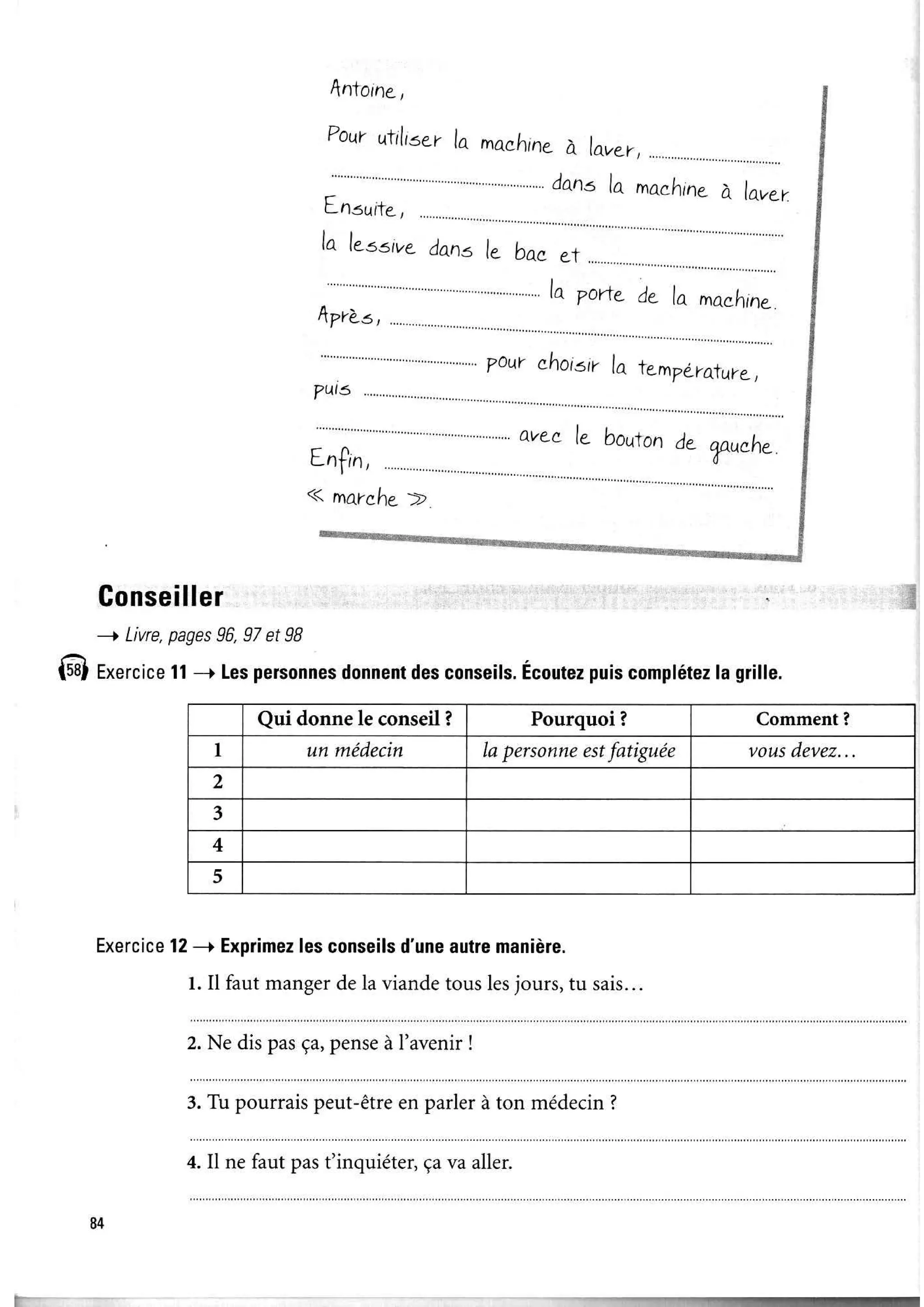Latitudes 1 cahier d´exercises- Régine Mérieux, Yves Loiseau ED Didier