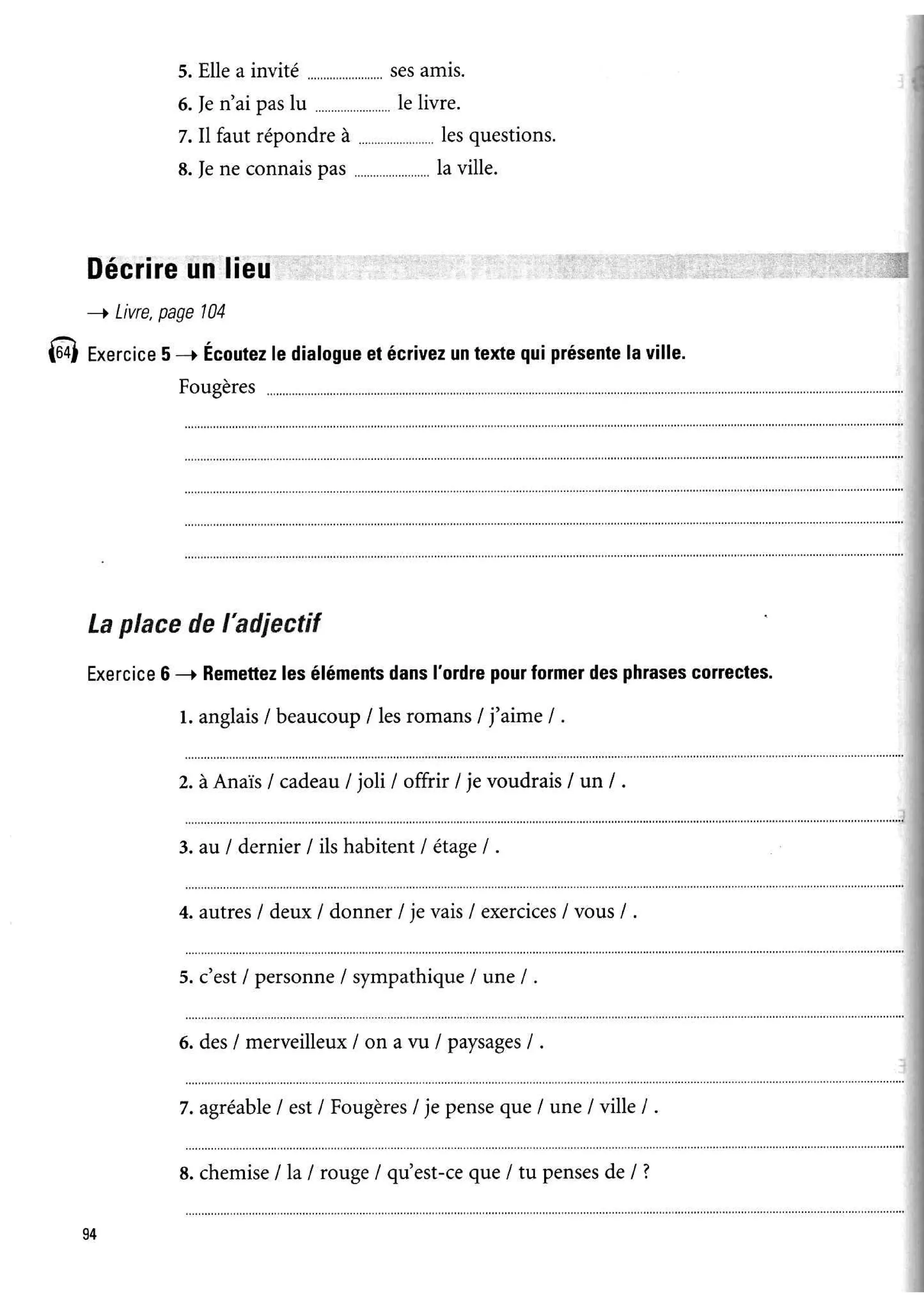 Latitudes 1 cahier d´exercises- Régine Mérieux, Yves Loiseau ED Didier