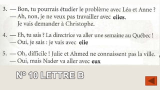 Nº 10 LETTRE B
 