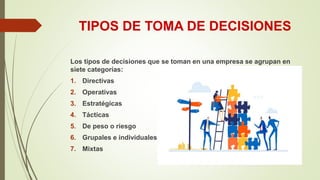 LA TOMA DE DECISIONES EN UNA EMPRESA.pptx