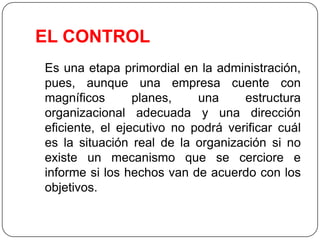 La toma de decisiones y el control | PPTX