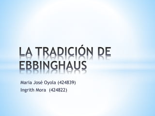 Maria José Oyola (424839)
Ingrith Mora (424822)
 