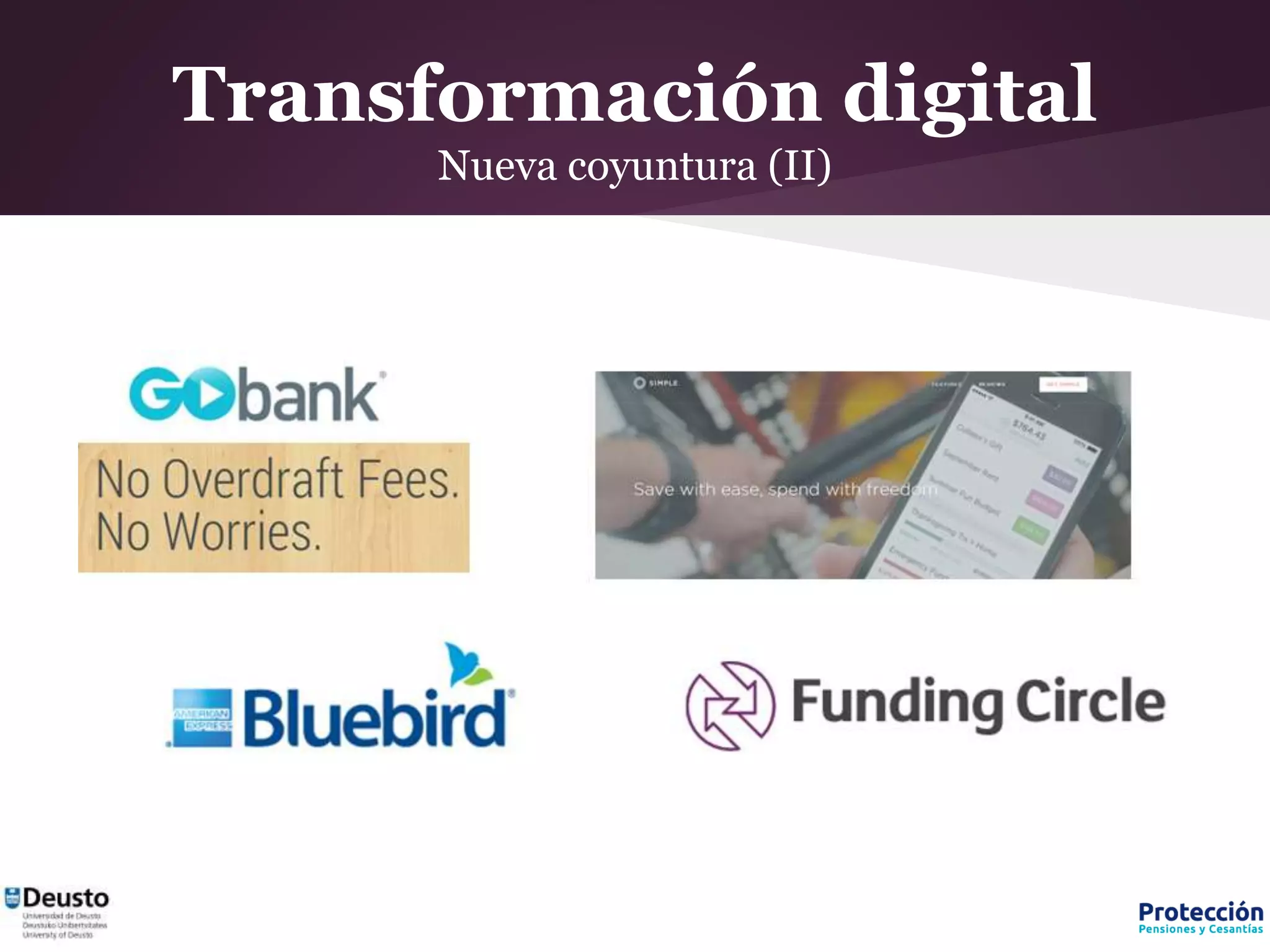Transformación digital
Nueva coyuntura (II)
 