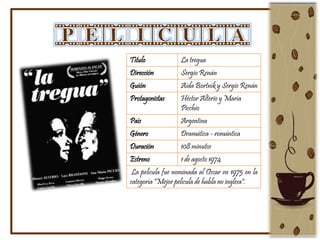 AMOR
Lunes 12 de agosto
“(…) Dijo ‘te quiero’. Entonces me di cuenta que era la primera vez
que me lo decía, más aún; que era la primera vez que lo decía a
alguien . Isabel me lo hubiera repetido veinte veces por noche. Para
Isabel, repetirlo era como otro beso, era un simple resorte del juego
amoroso. Avellaneda , en cambio, lo había dicho una vez, la
necesaria. (…)”
Isabel > Laura
sexo afinidad
Jueves 02 de mayo
Sábado 13 de julio
Domingo 08 de setiembre
 