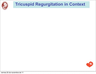 Tricuspid Regurgitation in Context




viernes 25 de noviembre de 11
 