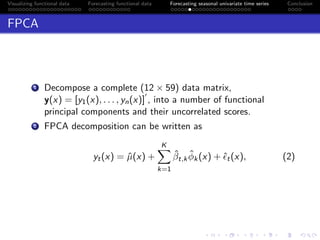 Visualizing, Modeling and Forecasting of Functional Time Series | PDF